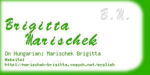 brigitta marischek business card